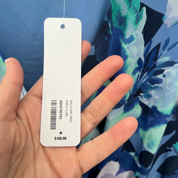 Floral Blue Sleeveless Dress soft Surroundings - new with tags - Picture 4 of 6